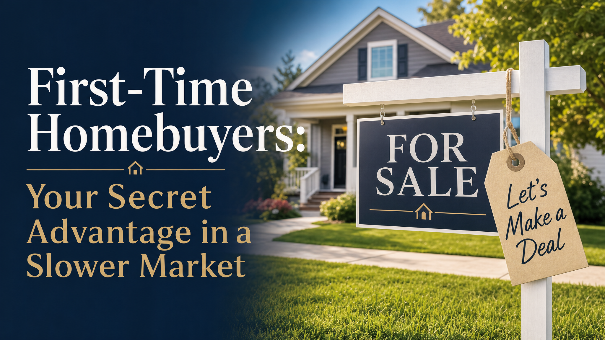 First-Time Homebuyers: Your Secret Advantage in a Slower Market